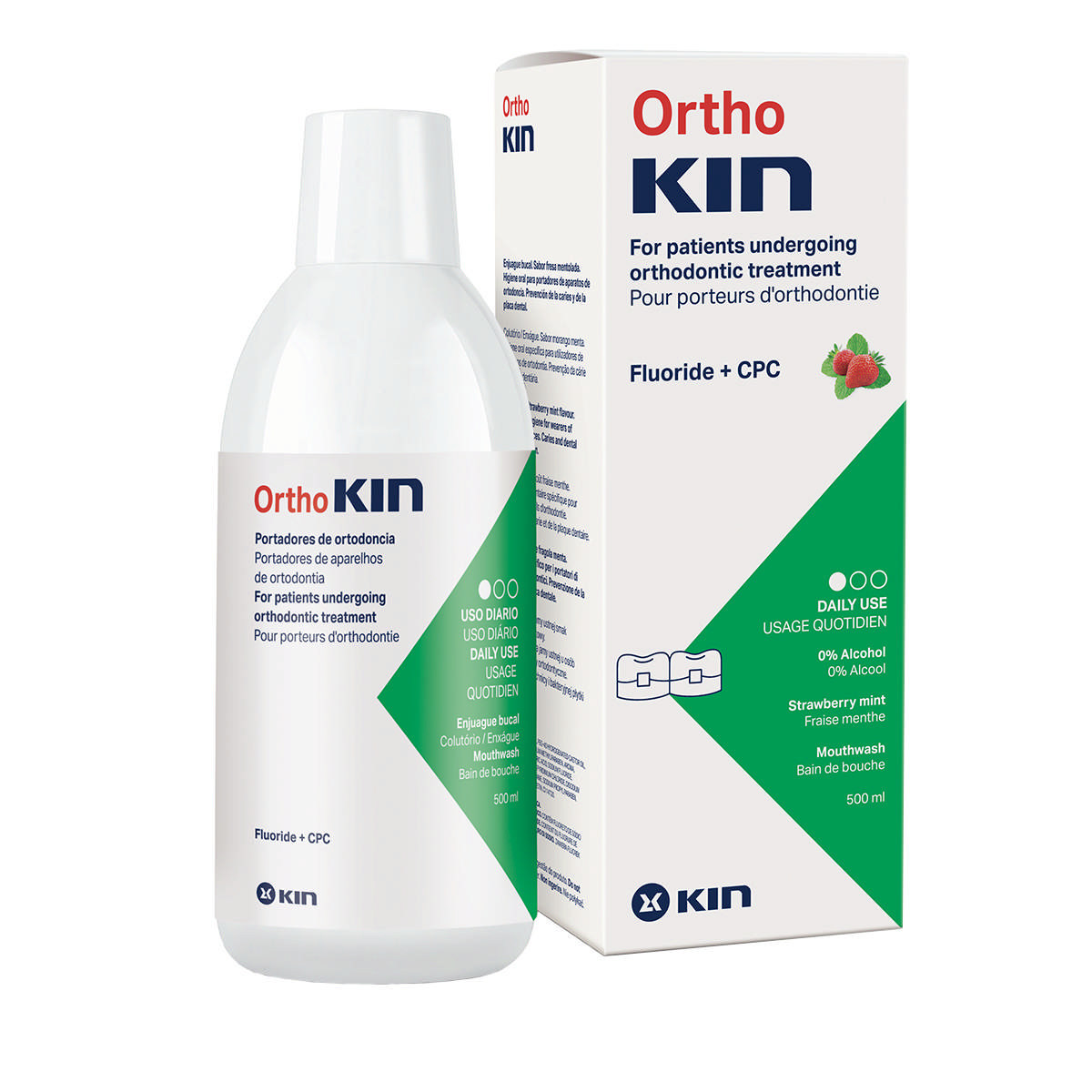OrthoKIN Strawberry Mint Mouthwash 500ML