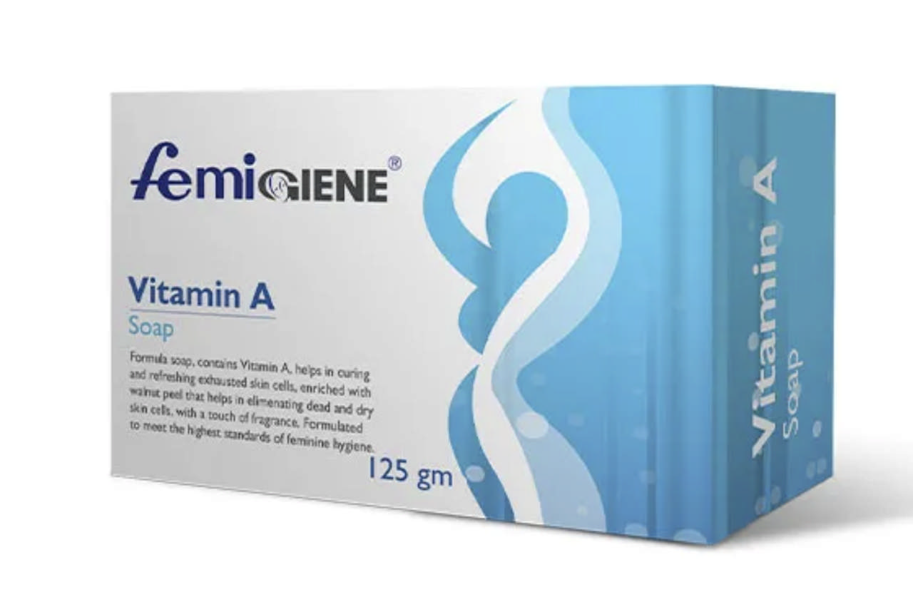 Femigiene Vitamin A Soap with hyalorunic acid soap