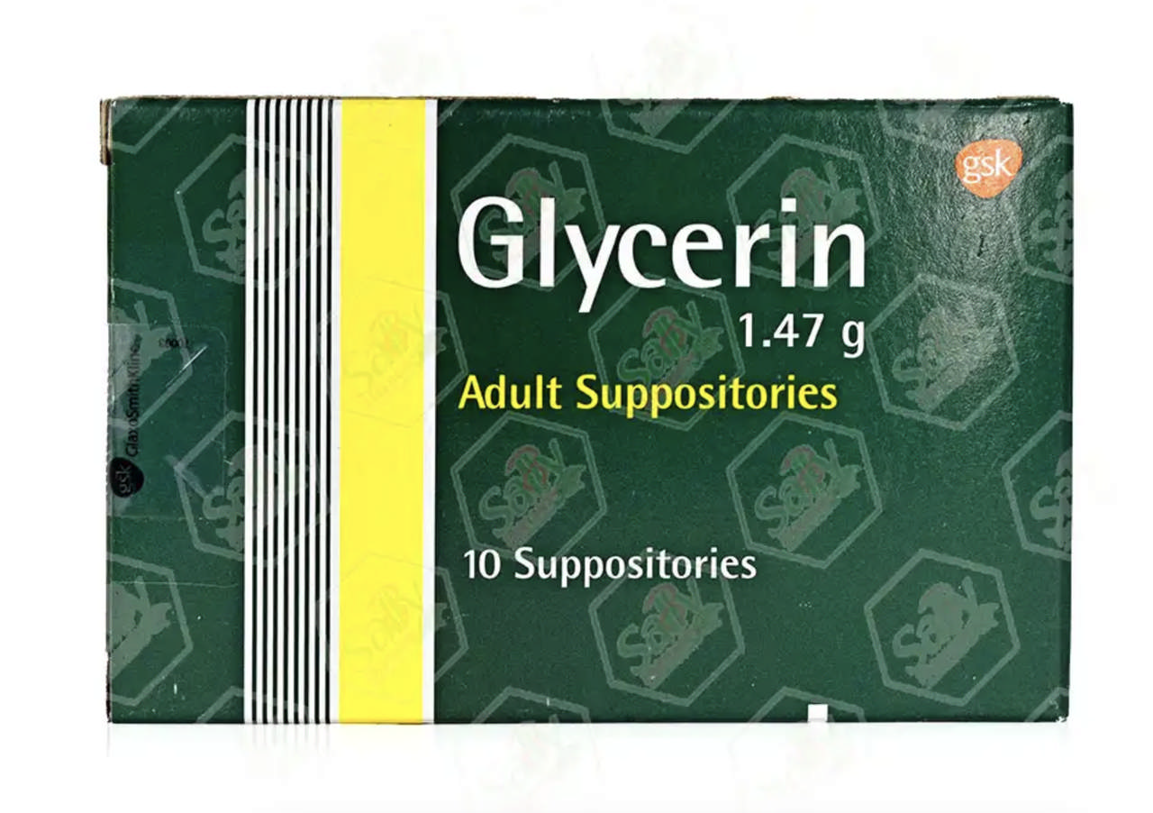 Glycerin Adult 3g Supp. X 10