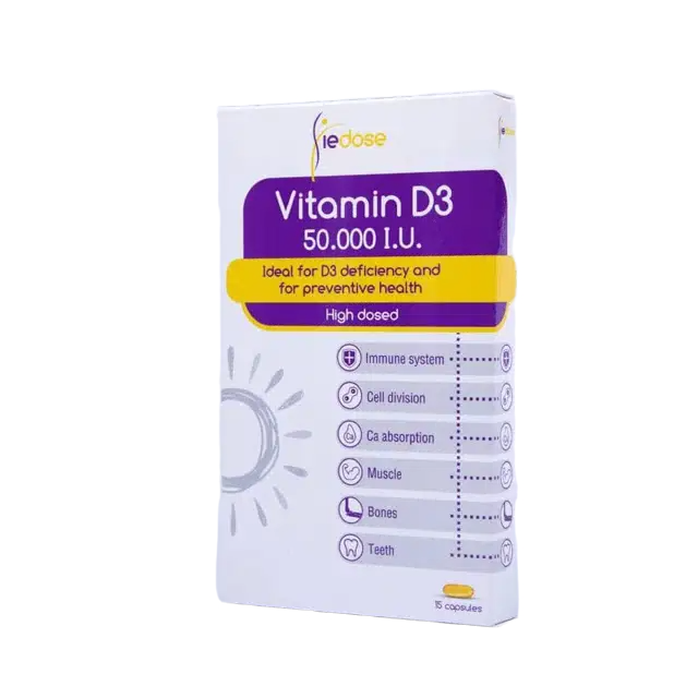 Viedose Vitamin D3 50,000 IU 15 cap
