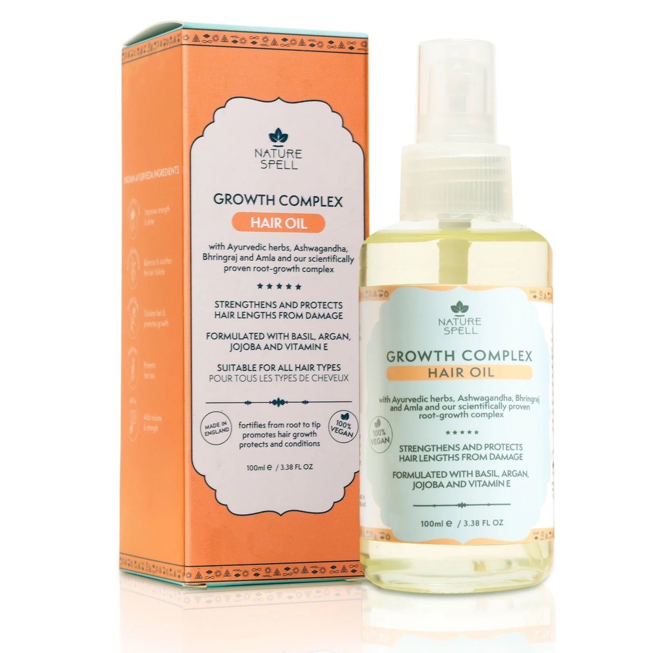 NATURE SPELL GROWTH COMPLEX  HAIR OIL 100ML 