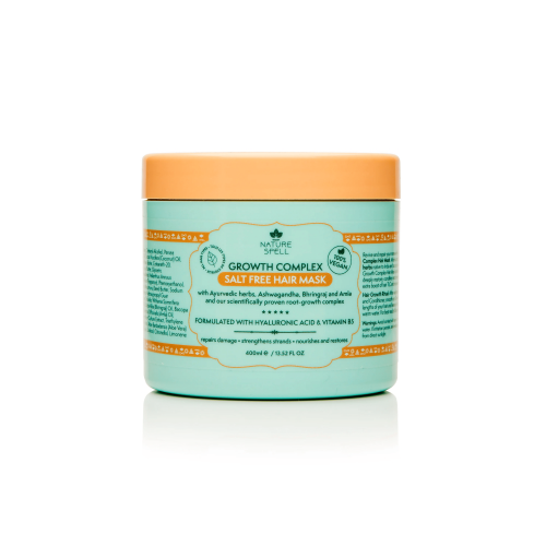 NATURE SPELL GROWTH SALT FREE HAIR MASK 400ML  