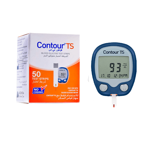 Test strips for Contour TS glucose meter - pack of 50.
