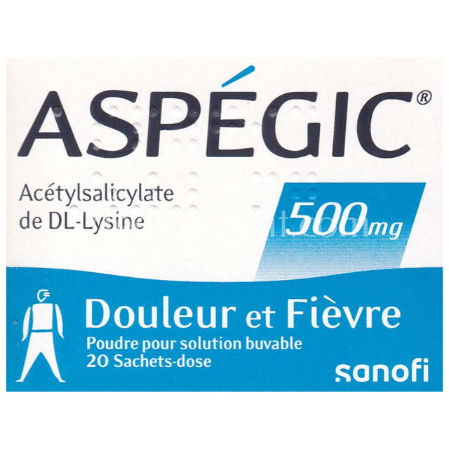 ASPEGIC 500MG SACHETS