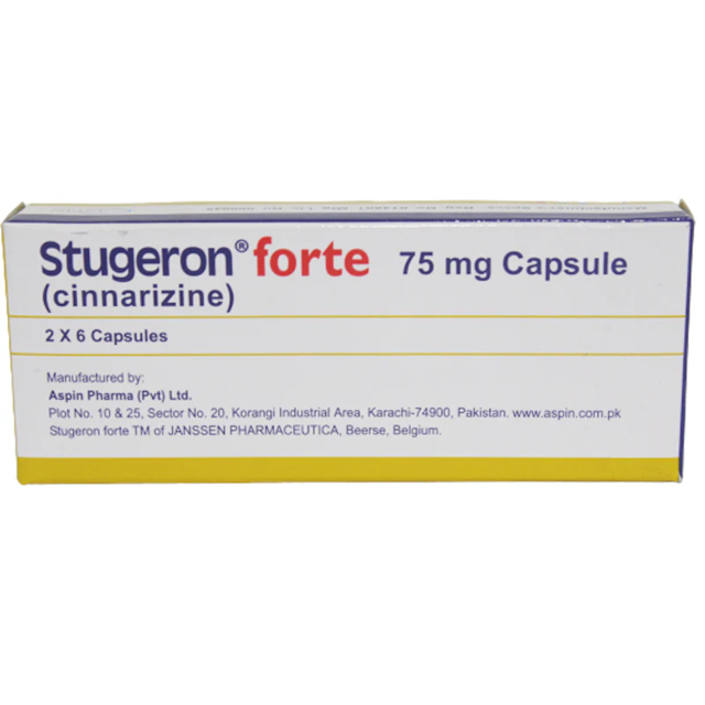 STUGERON 75MG 30 CAPSULES (ESTEVE)
