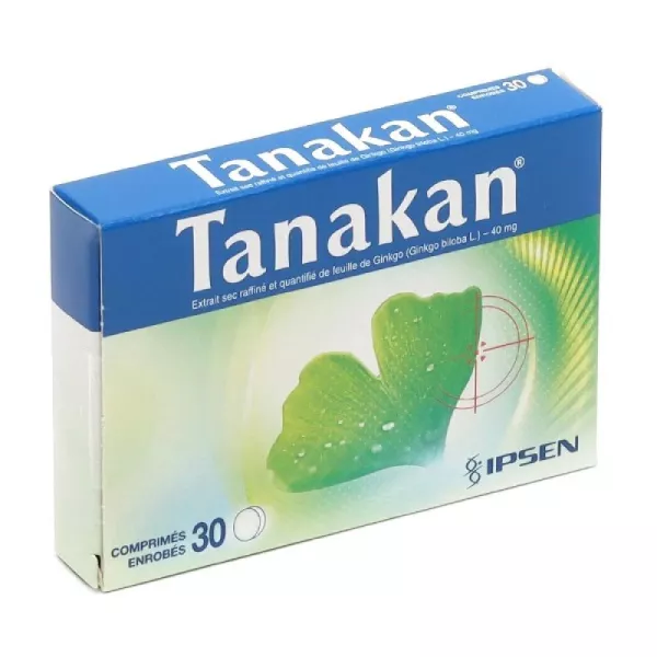 Tanakan 40mg 30com (Tunisia)