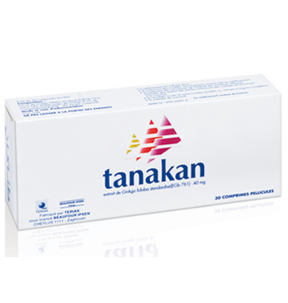 Tanakan 40mg 30com (Tunisia)