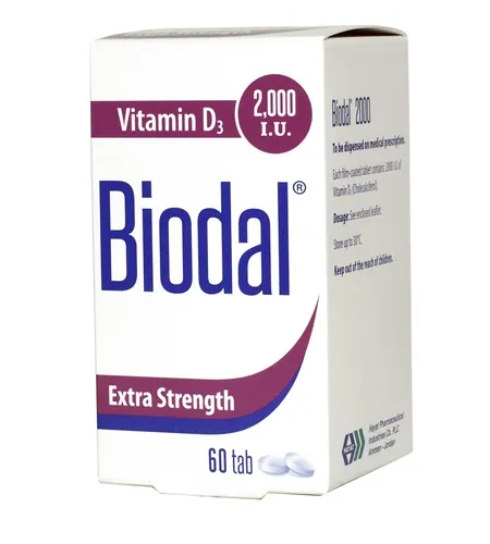 BIODAL VITAMIN D3 2000 I.U 60 TAB
