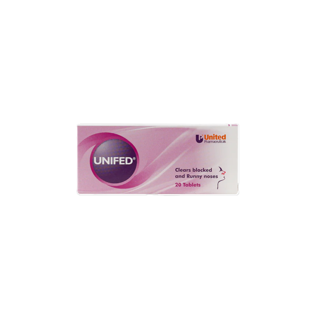 UNIFED Clear Blocked and Runny Noses 20 Tab