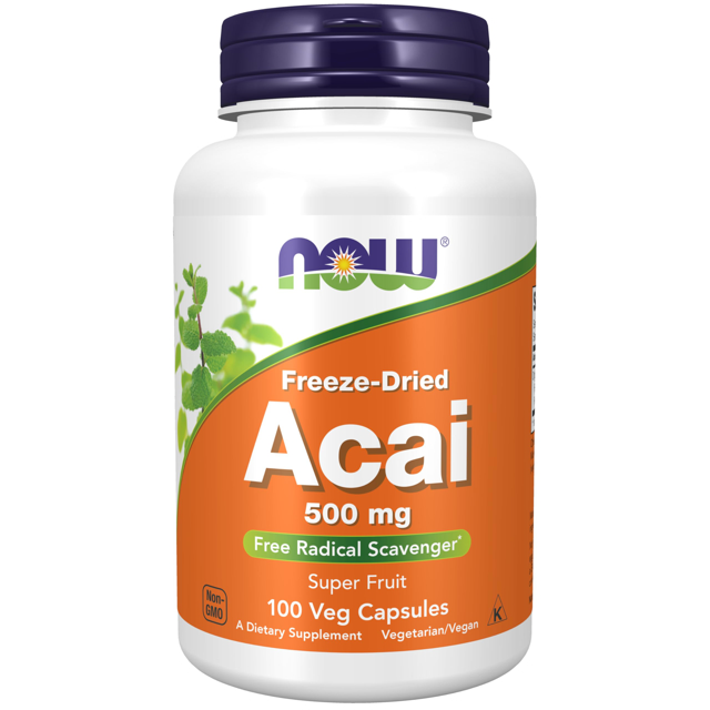 NOW Acai 500 mg 100 Veg Cap