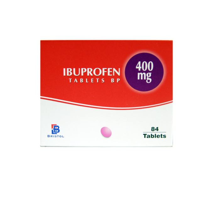IBUPROFEN 400MG 84 TABLETS BRISTOL