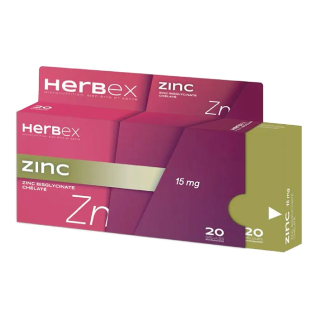 HERBEX ZINC 15 MG 20 CAP