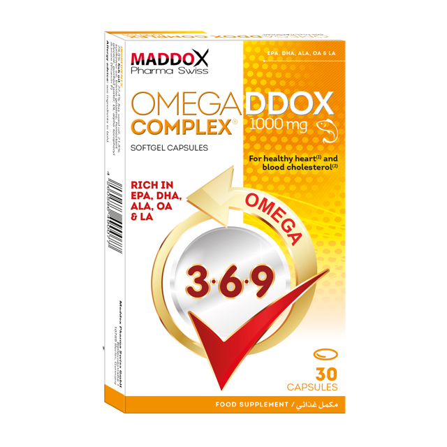 OMEGADDOX 1000MG COMPLEX 3.6.9 /30 TAB