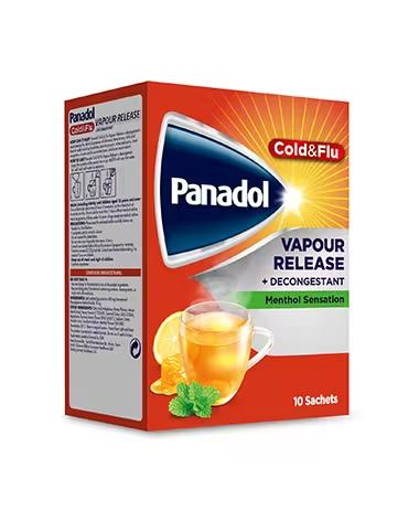 PANADOL COLD & FLU VAPOUR 10 SACHETS