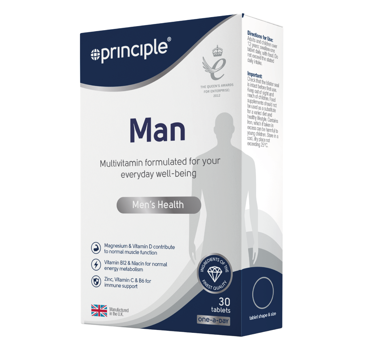 PRINCIPLE MAN MULTIVITAMIN MEN'S HEALTH 30TAB