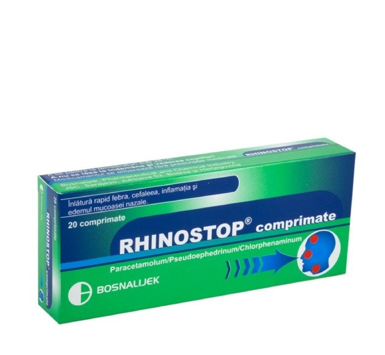 RHINOSTOP 10TAB BOSNALIJEK GREEN BOSNIA