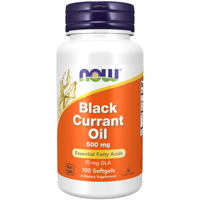 NOW BLACK CURRANT OIL 500MG 100TAB