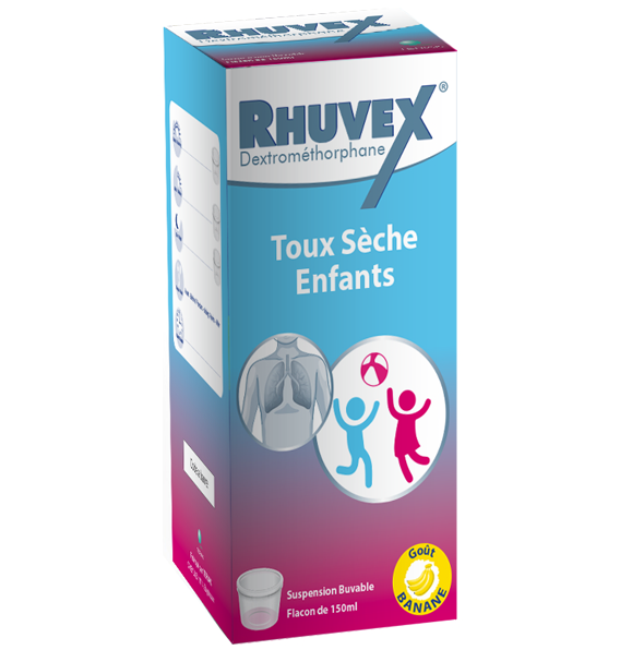 RHUVEX Dry Cough CHILDREN 150ML BANANA TASTE