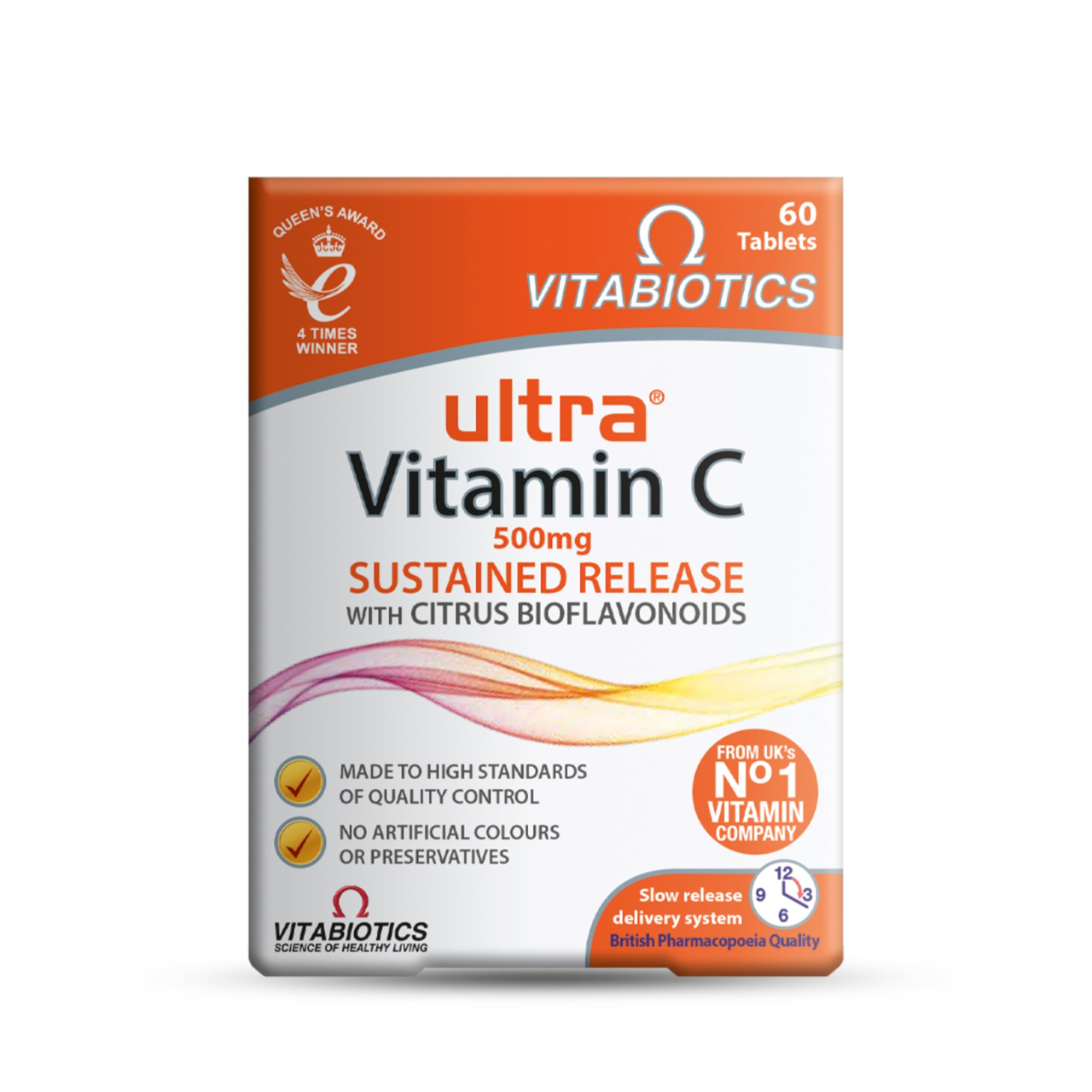 ULTRA VITAMIN C 500MG 60TAB VITABIOTICS
