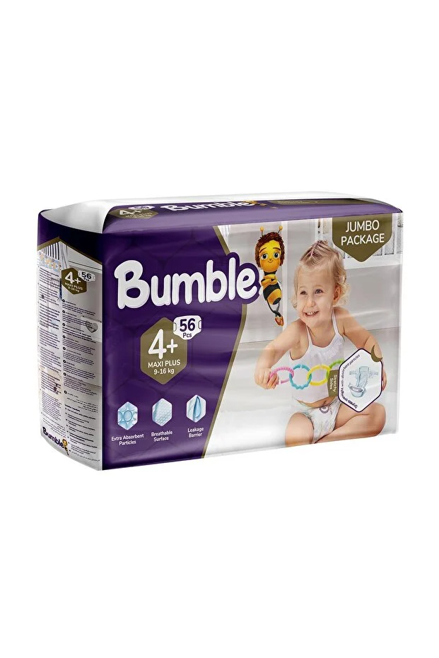 BUMBLE Diapers NO 4+ (JUMBO)