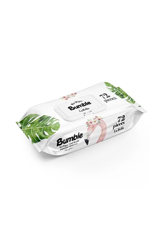 BUMBLE WET WIPES 72PIC