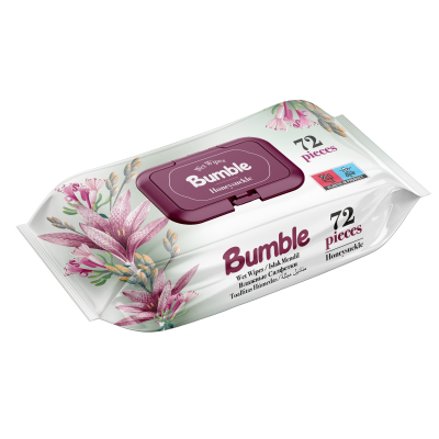 BUMBLE WET WIPES 72PIC
