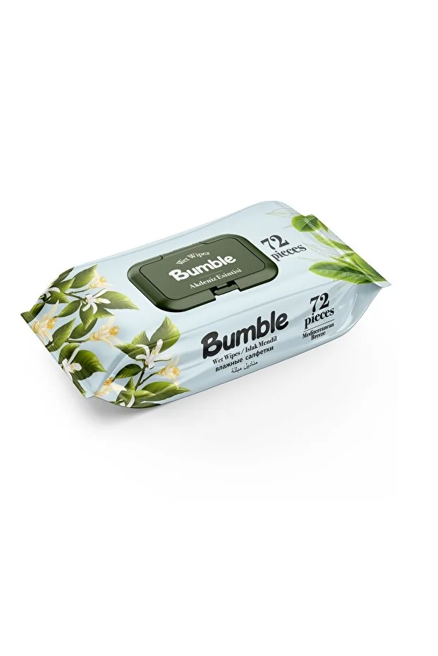 BUMBLE WET WIPES 72PIC