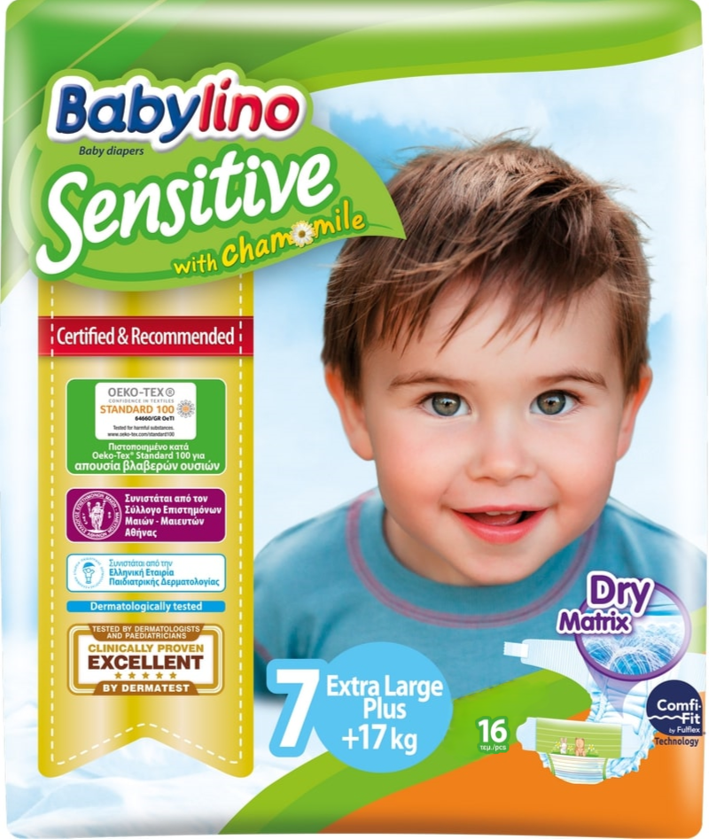BABYLINO SENSITIVE 7 16PCS
