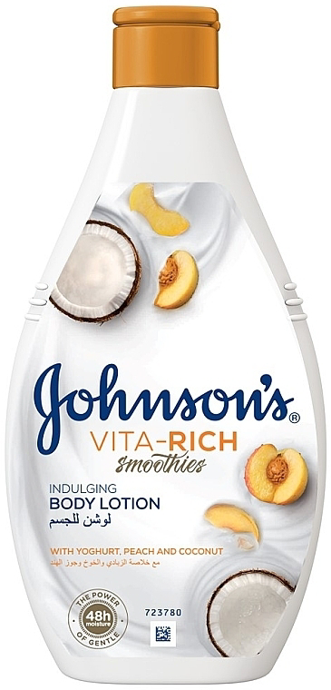 JOHNSONS VITA RICH WITH YOGHURT & PEACH & COCONUT 250ML