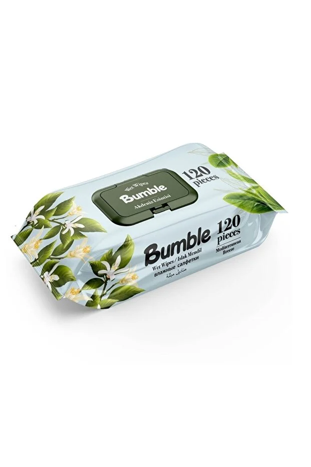 BUMBLE WET WIPES 120PIC GREEN