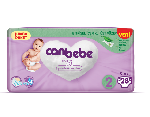 CANBEBE 2 Mini (3–6 Kg) 28 Pcs