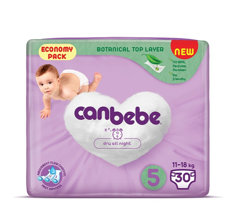 CANBEBE 5 11-18kg 30pc