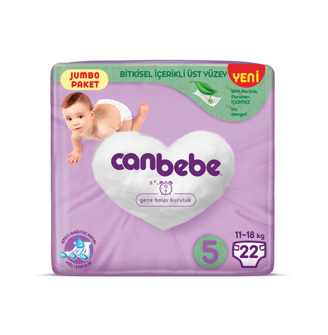 CANBEBE 5 Junior (11–18 Kg) 22 PCS
