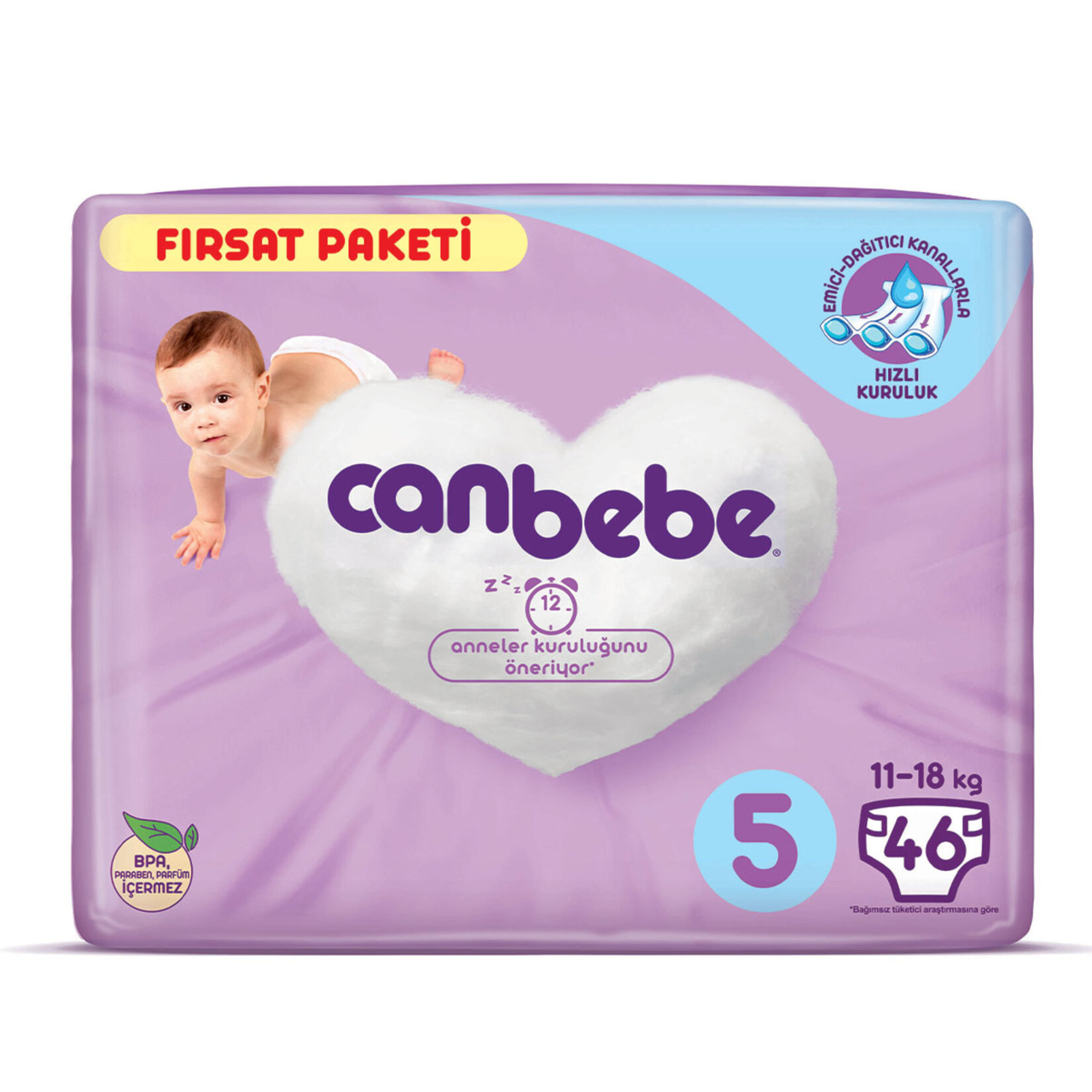 CANBEBE 5 Junior (11–18 Kg) 46PCS