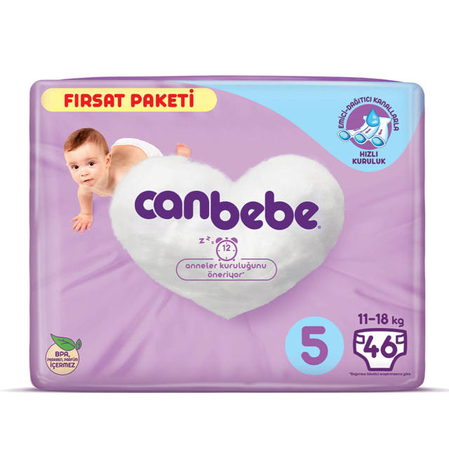 CANBEBE 5 Junior (11–18 Kg) 46PCS
