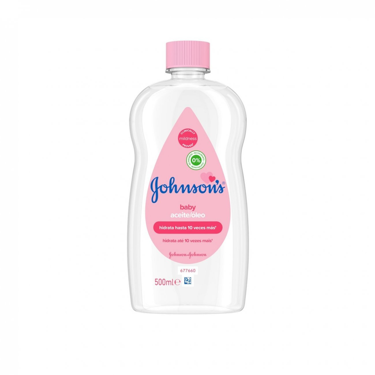 JOHNSON BABY OIL 500 ML PINK
