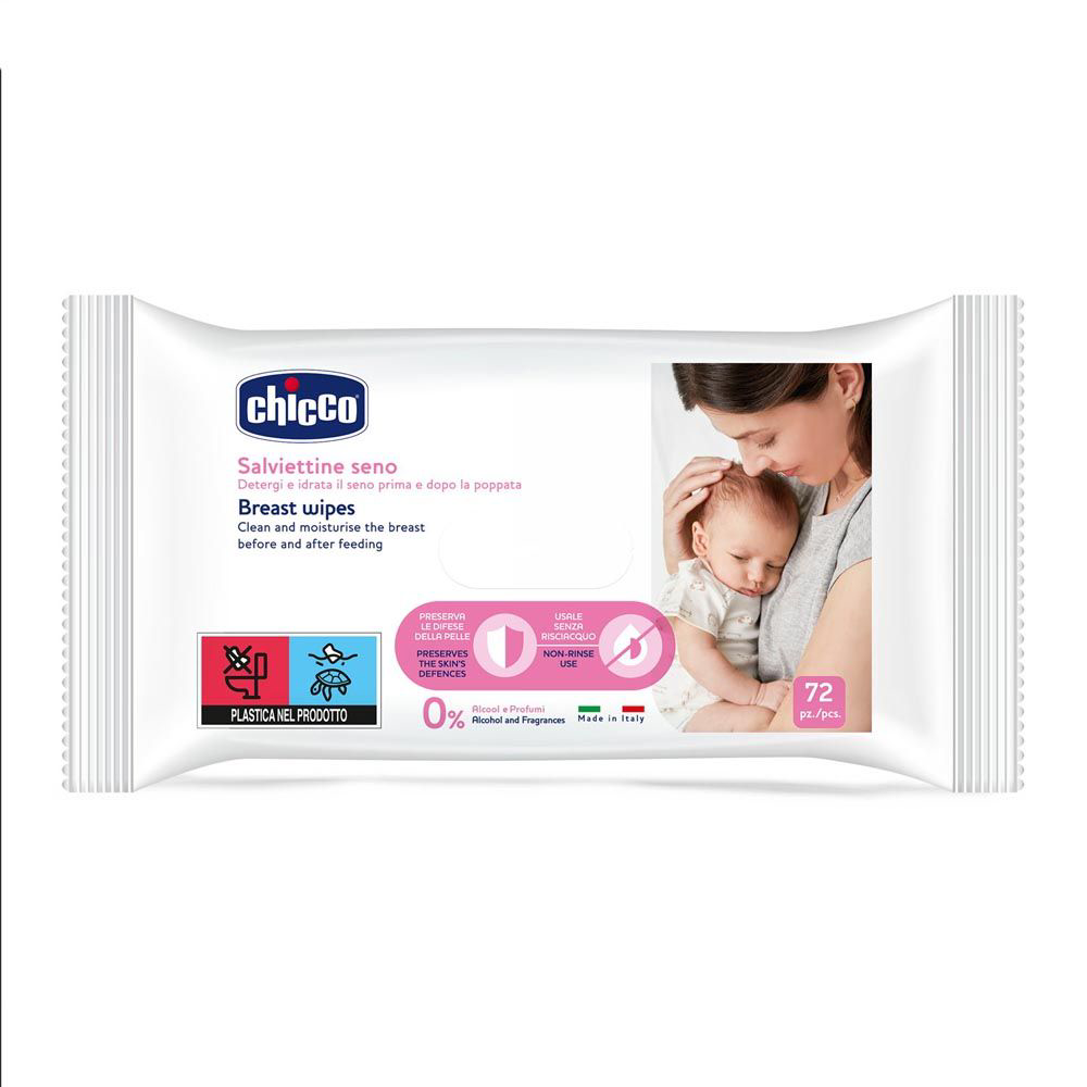 CHICCO BREAST WIPES 72PCS