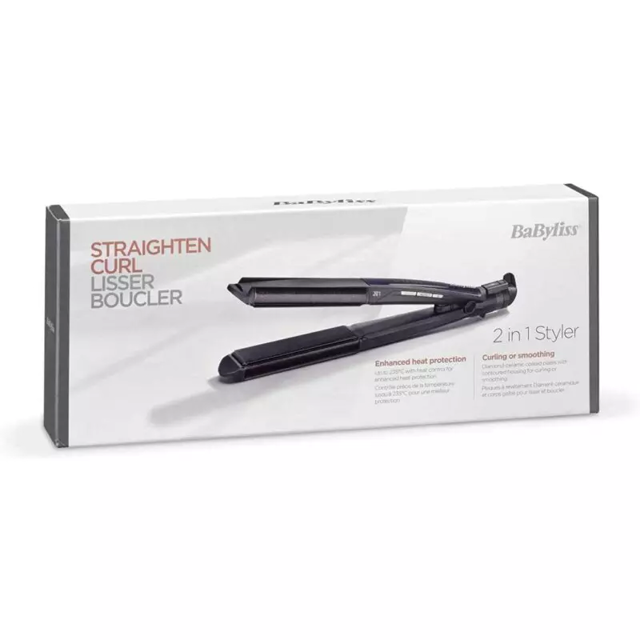 BABY ST330E 2IN1 WET &DRY HAIR CURLER &STRAIGHTENER