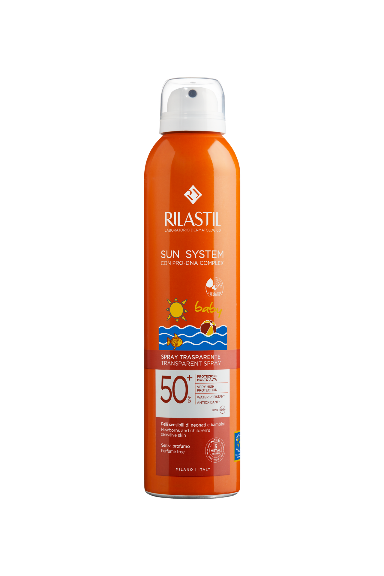 Rilastil Sun System Baby Transparent Spray Spf50+ 200Ml 