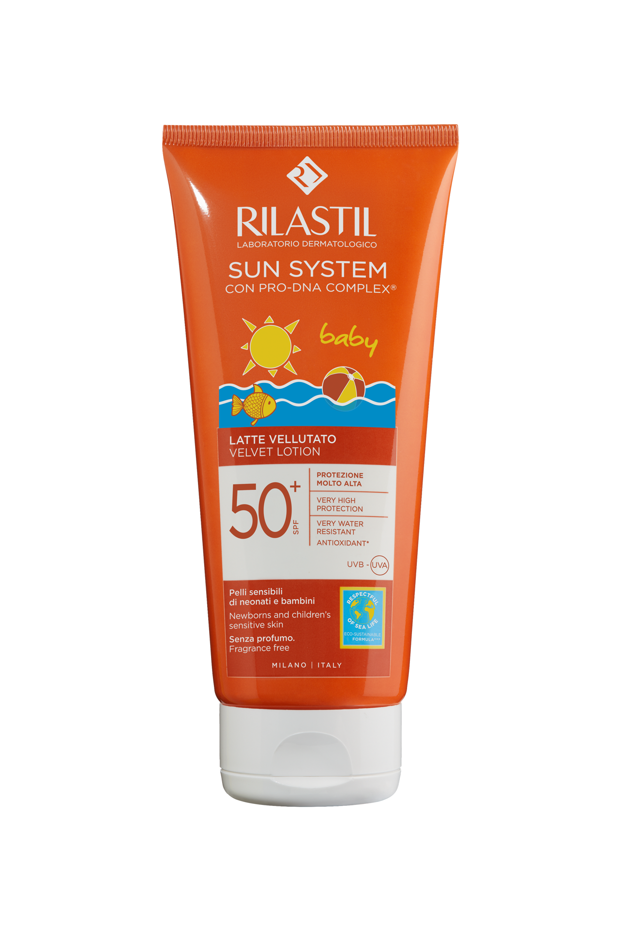 Rilastil Sun System Baby Velvet Lotion Ppt Spf 50+ 200Ml 