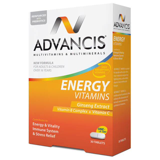 ADVANCIS ENERGY VITAMINS 30 TAB