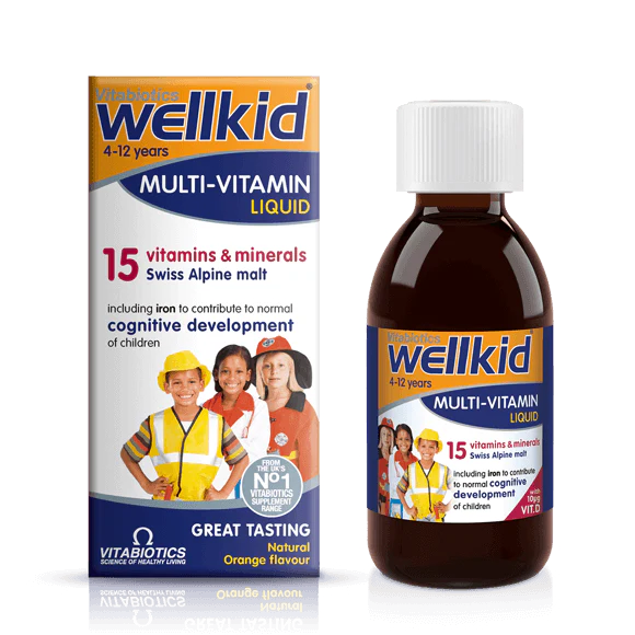 WELLKID MULTI-VITAMIN 4-12YRS LIQUID 150ML