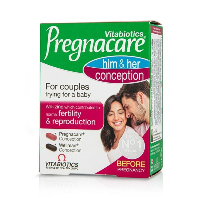 PREGNACARE HIM & HER CONCEPTION 60TAB