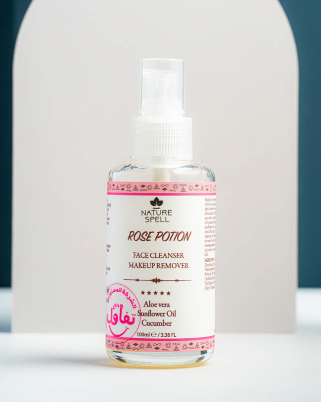 NATURAL SPELL ROSE POTION FACE CLEANSER MAKEUP REMOVER 100ML